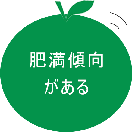 肥満傾向がある